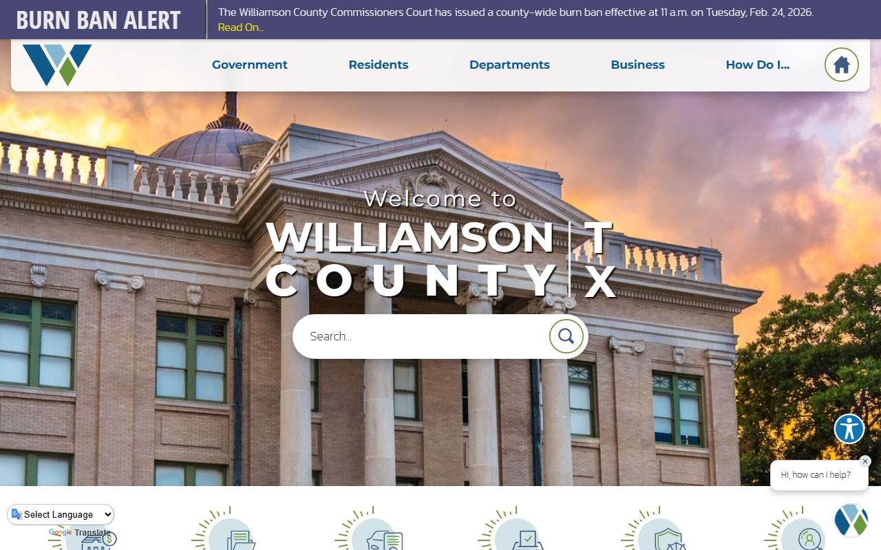 Williamson County court docket records District Clerk website